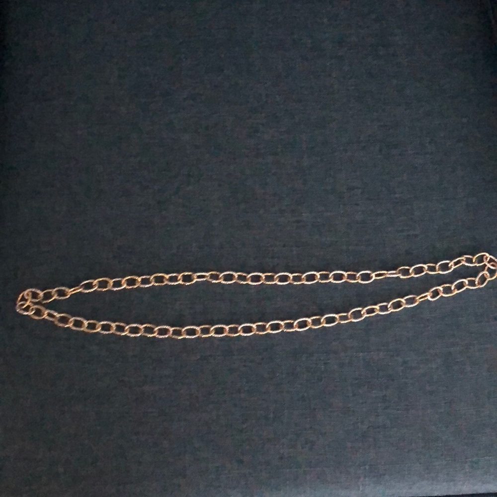 Hammered Silver and Gold Necklace